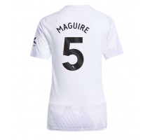 Manchester United Harry Maguire #5 Koszulka Wyjazdowa damskie 2025-26 Krótki Rękaw